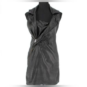 All Saints leather dress size UK10 US6
